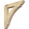 Ekena Millwork Thorton Slat Rough Sawn Bracket, Douglas Fir, 4"W x 28"D x 28"H BKT04X28X28THR06RDF - alternate 1